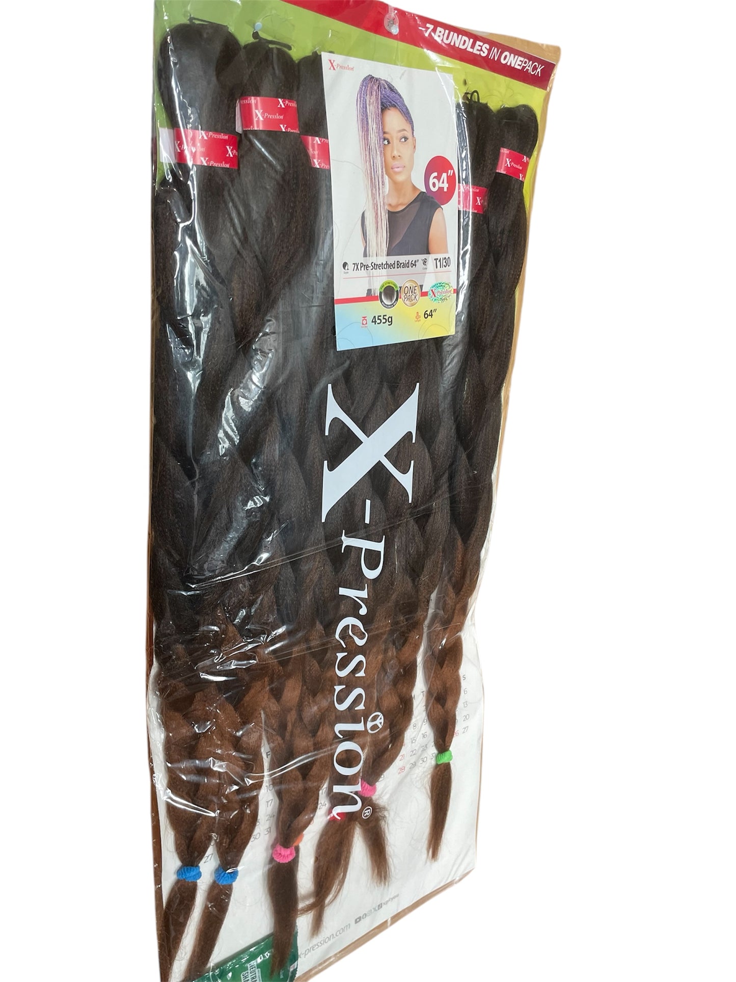 64 Inch Ombré Braiding Hair - Colour Blend