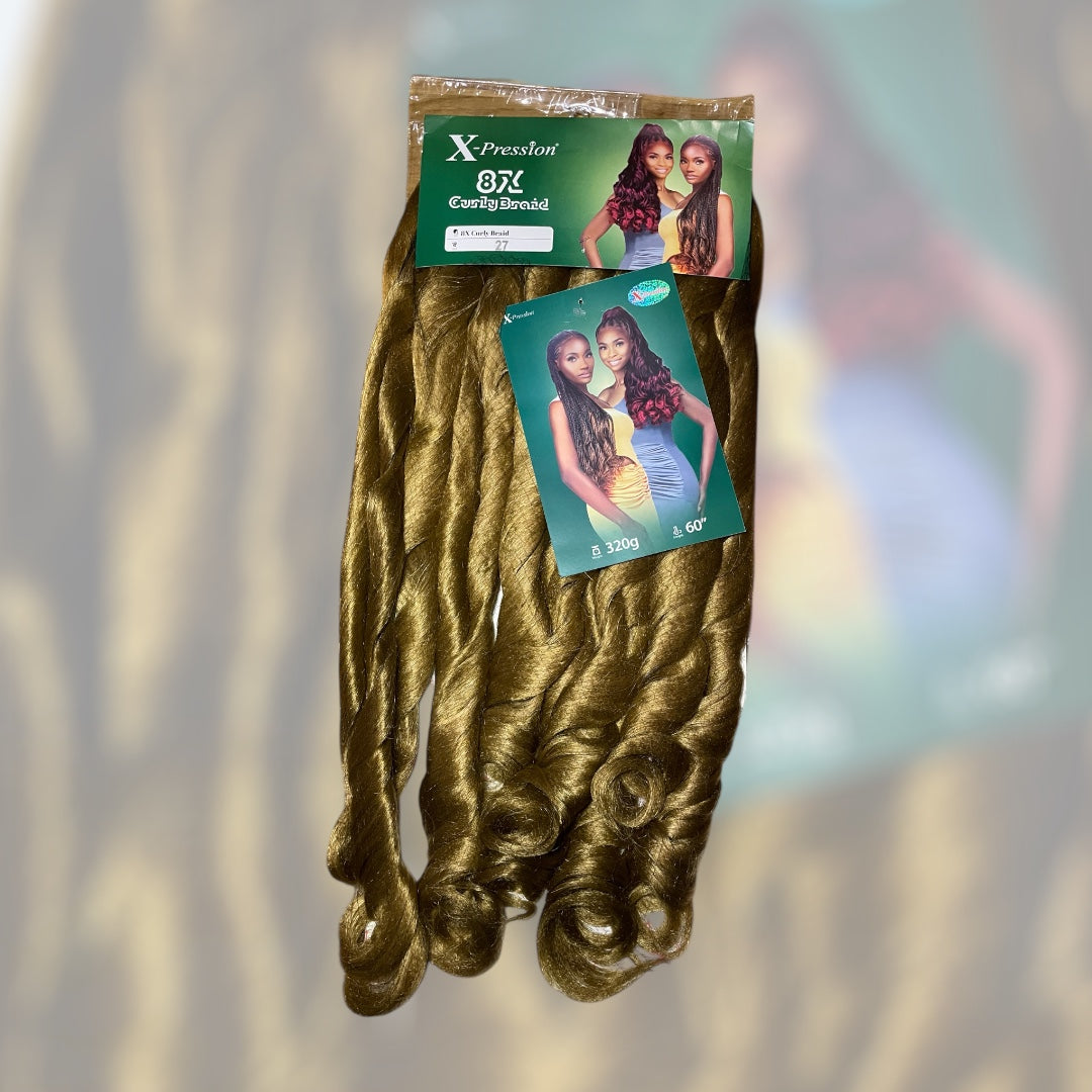 Curly Hair Extensions Braids - Soft, Pre-Curl & Pre-Treated (Lush Hair, Darling Empress & X-Pression)