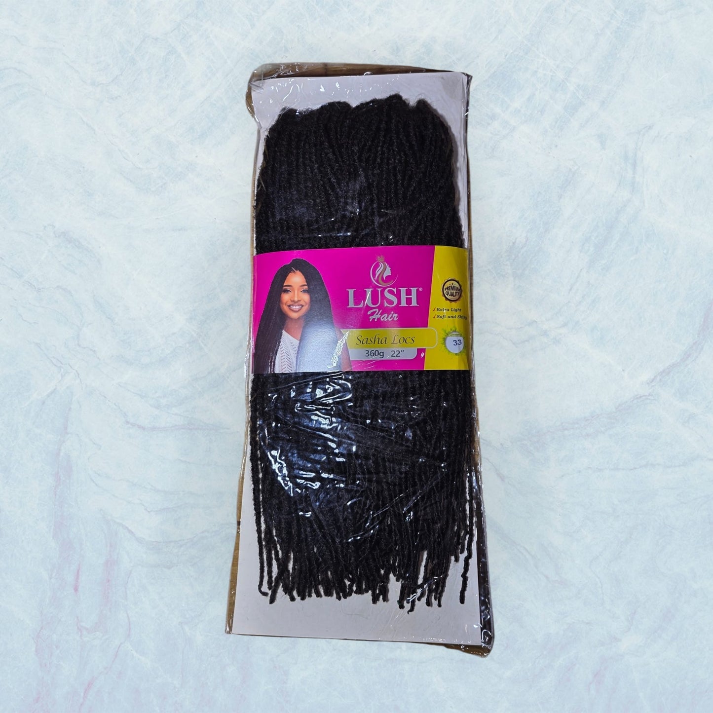 22 inch Lush Hair Crochet Extensions - Extra Light & Soft (360g)