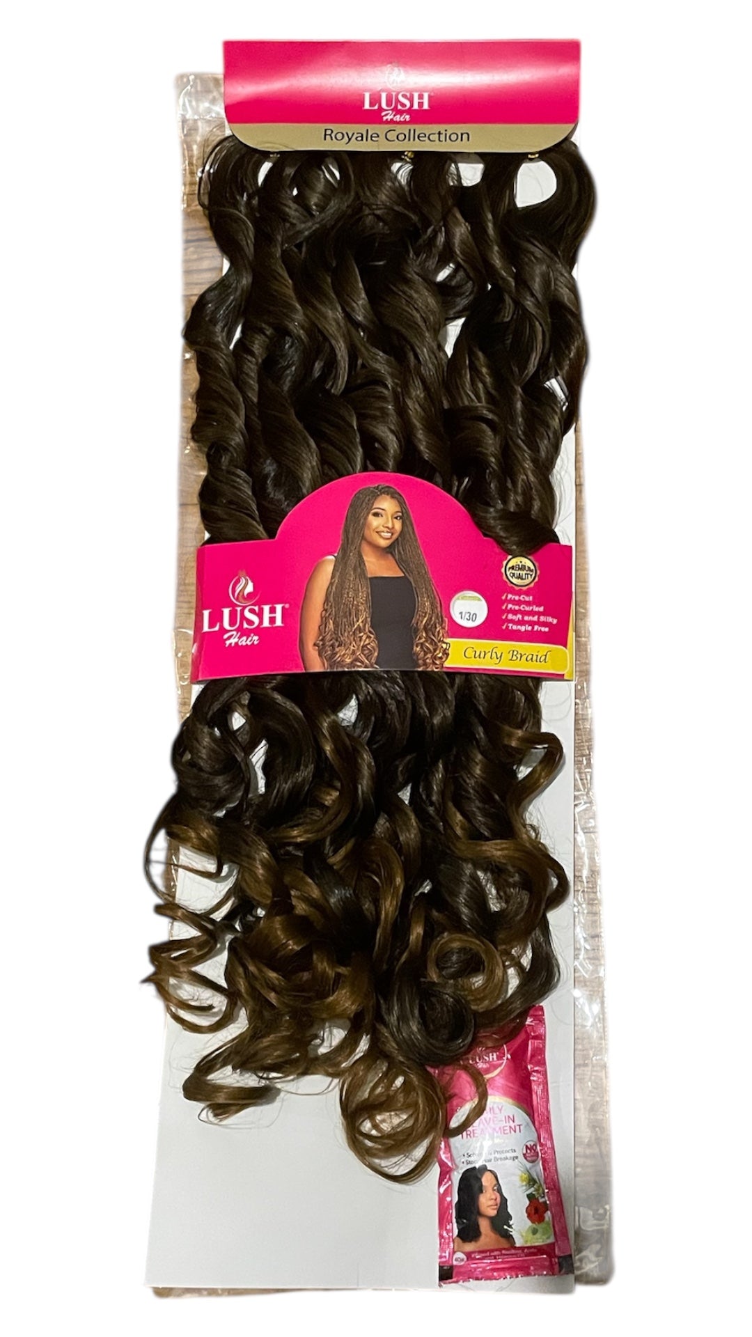 Curly Hair Extensions Braids - Soft, Pre-Curl & Pre-Treated (Lush Hair, Darling Empress & X-Pression)