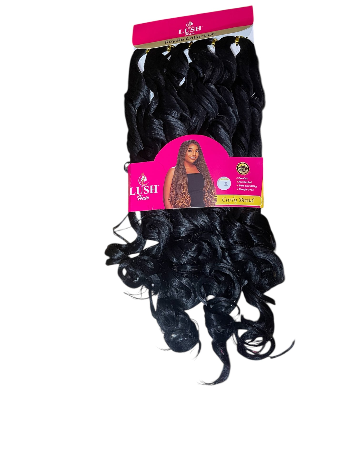 Curly Hair Extensions Braids - Soft, Pre-Curl & Pre-Treated (Lush Hair, Darling Empress & X-Pression)