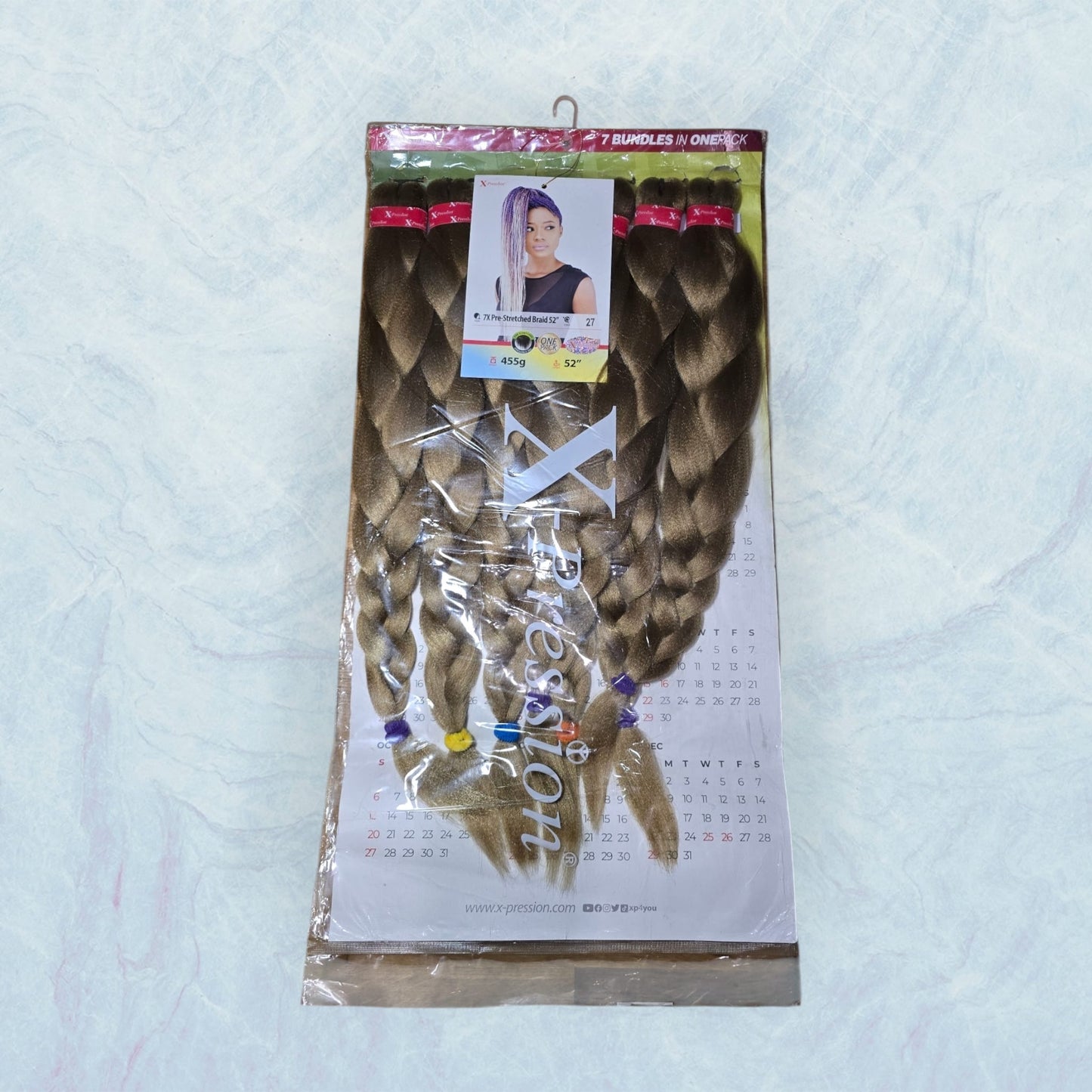 Blonde Hair Extensions for Braids, Pre-Stretched and Tangle-Free (X-Pression)