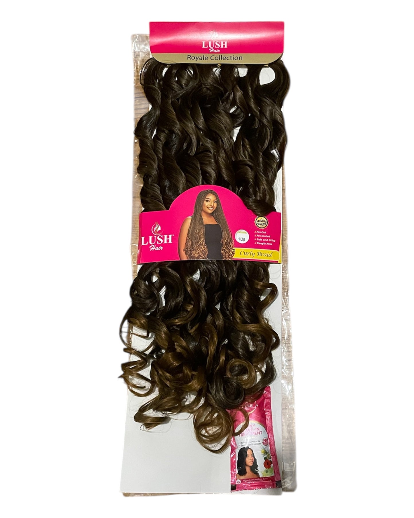 Curly Hair Extensions Braids - Soft, Pre-Curl & Pre-Treated (Lush Hair, Darling Empress & X-Pression)