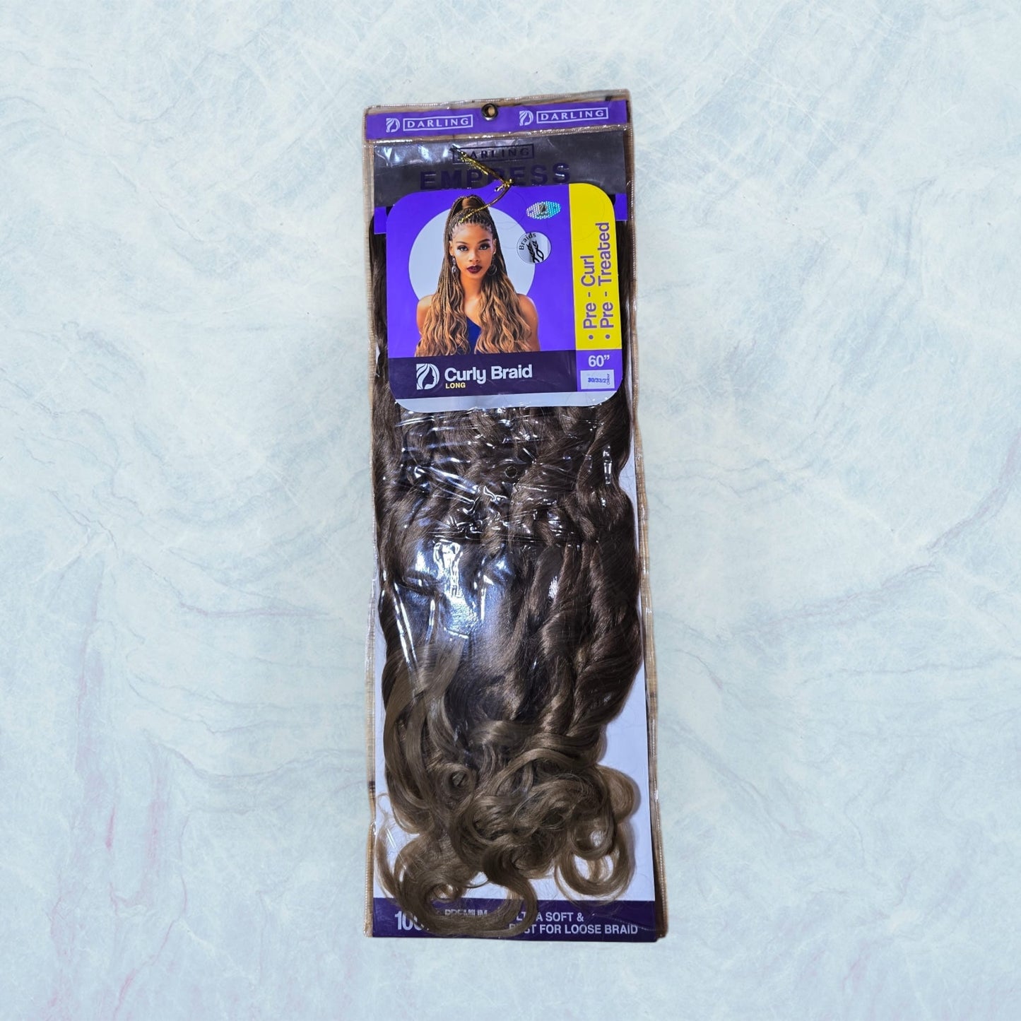 Curly Hair Extensions Braids - Soft, Pre-Curl & Pre-Treated (Lush Hair, Darling Empress & X-Pression)