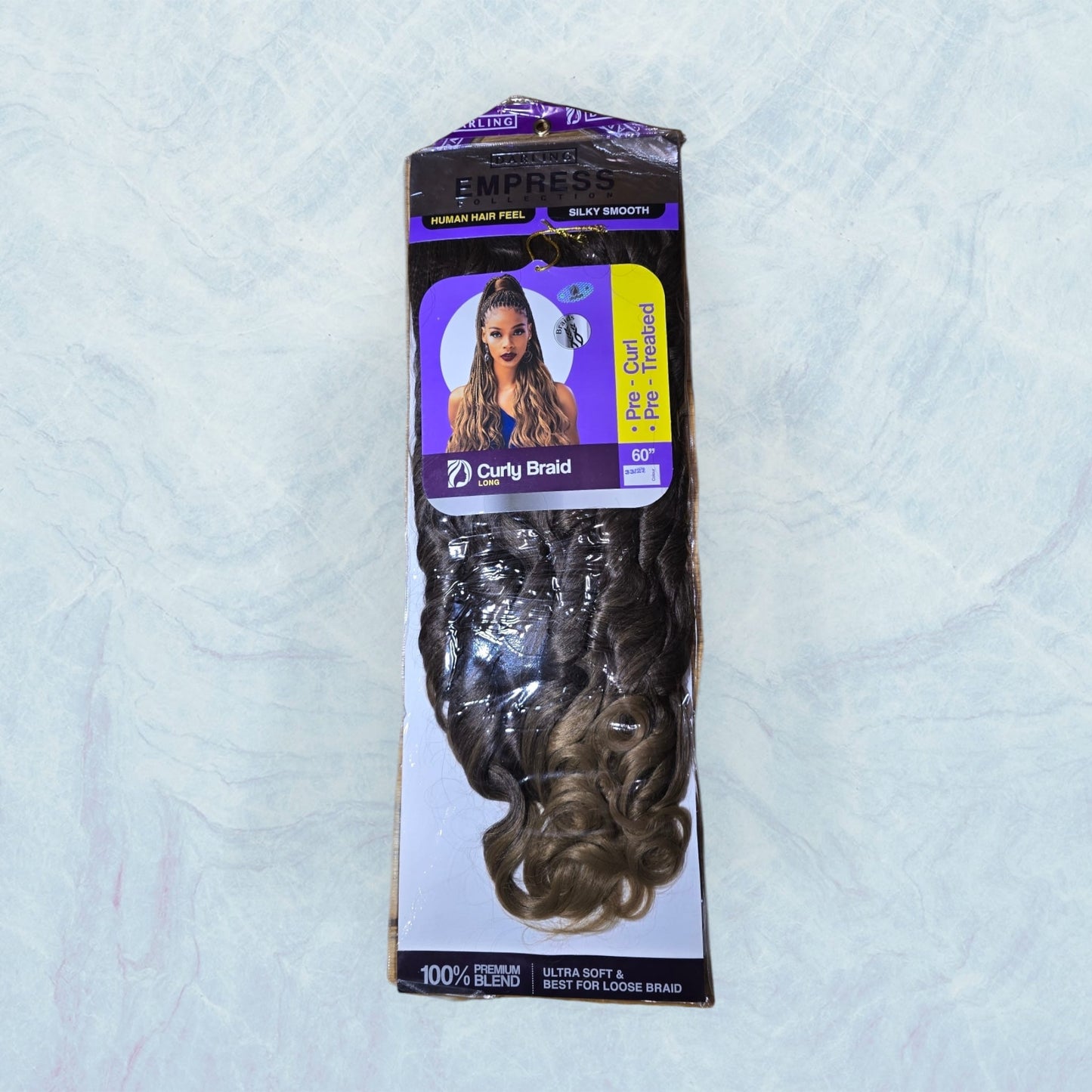 Curly Hair Extensions Braids - Soft, Pre-Curl & Pre-Treated (Lush Hair, Darling Empress & X-Pression)
