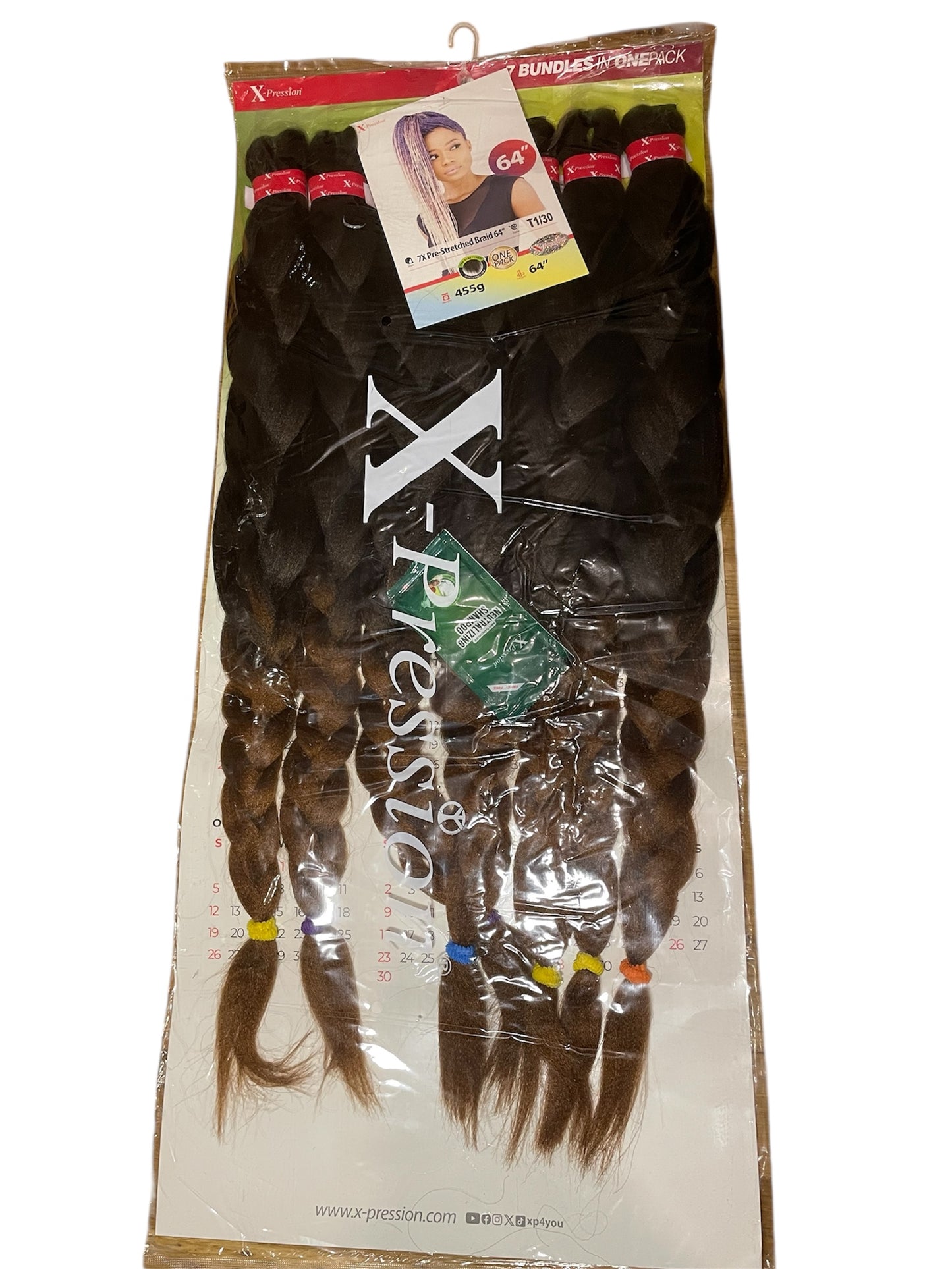64 Inch Ombré Braiding Hair - Colour Blend