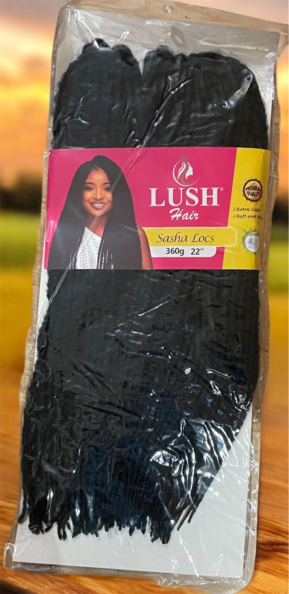 22 inch Lush Hair Crochet Extensions - Extra Light & Soft (360g)