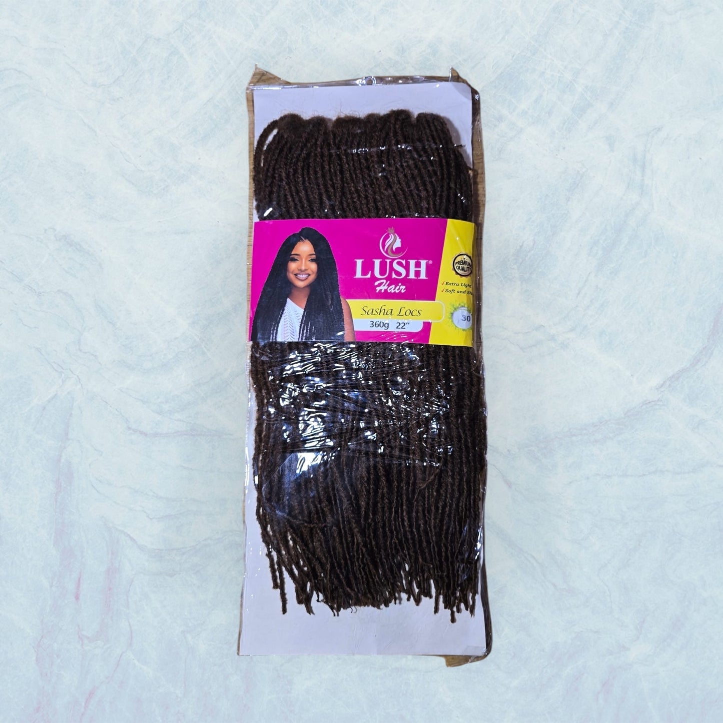 22 inch Lush Hair Crochet Extensions - Extra Light & Soft (360g)