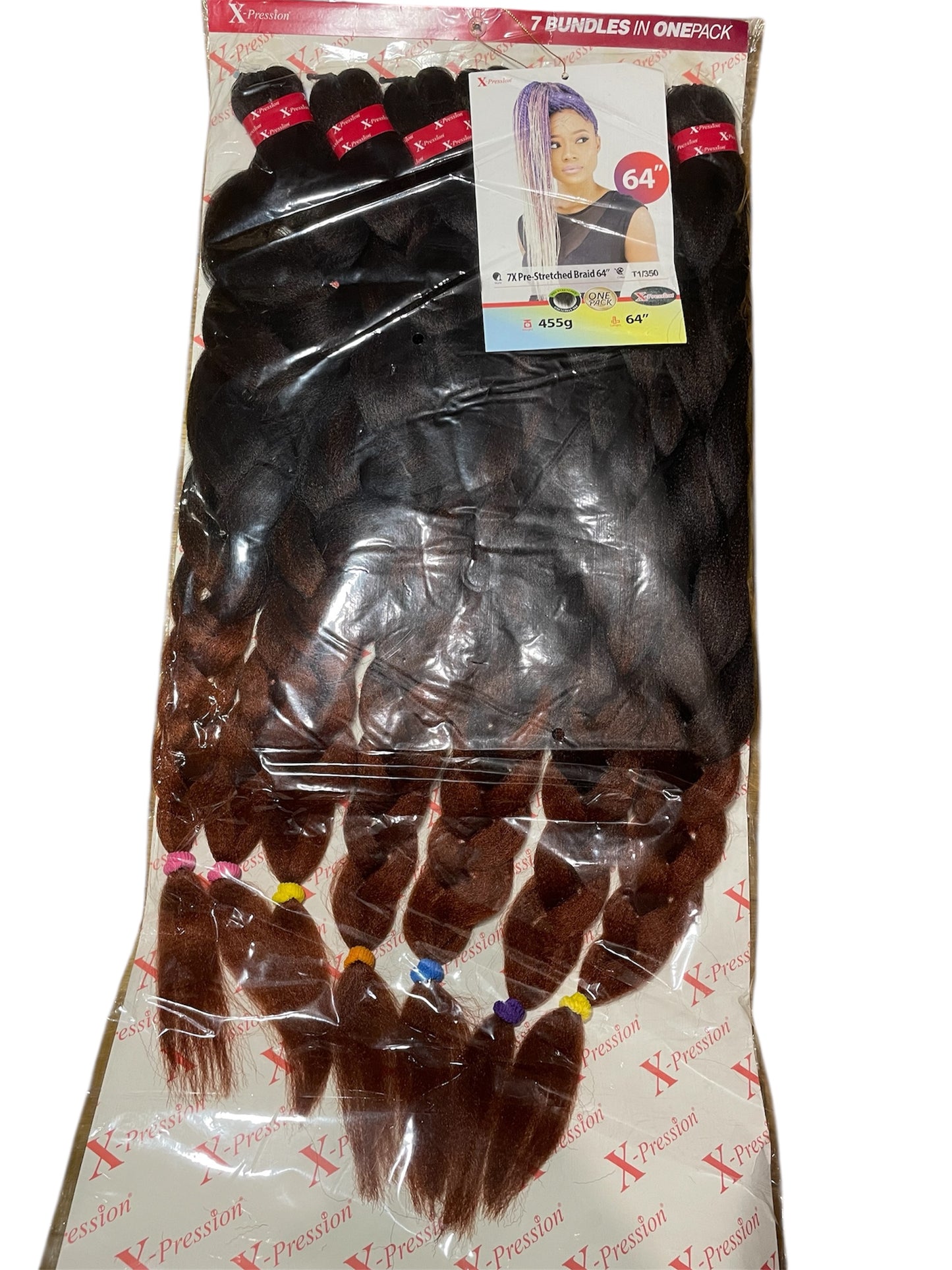 64 Inch Ombré Braiding Hair - Colour Blend
